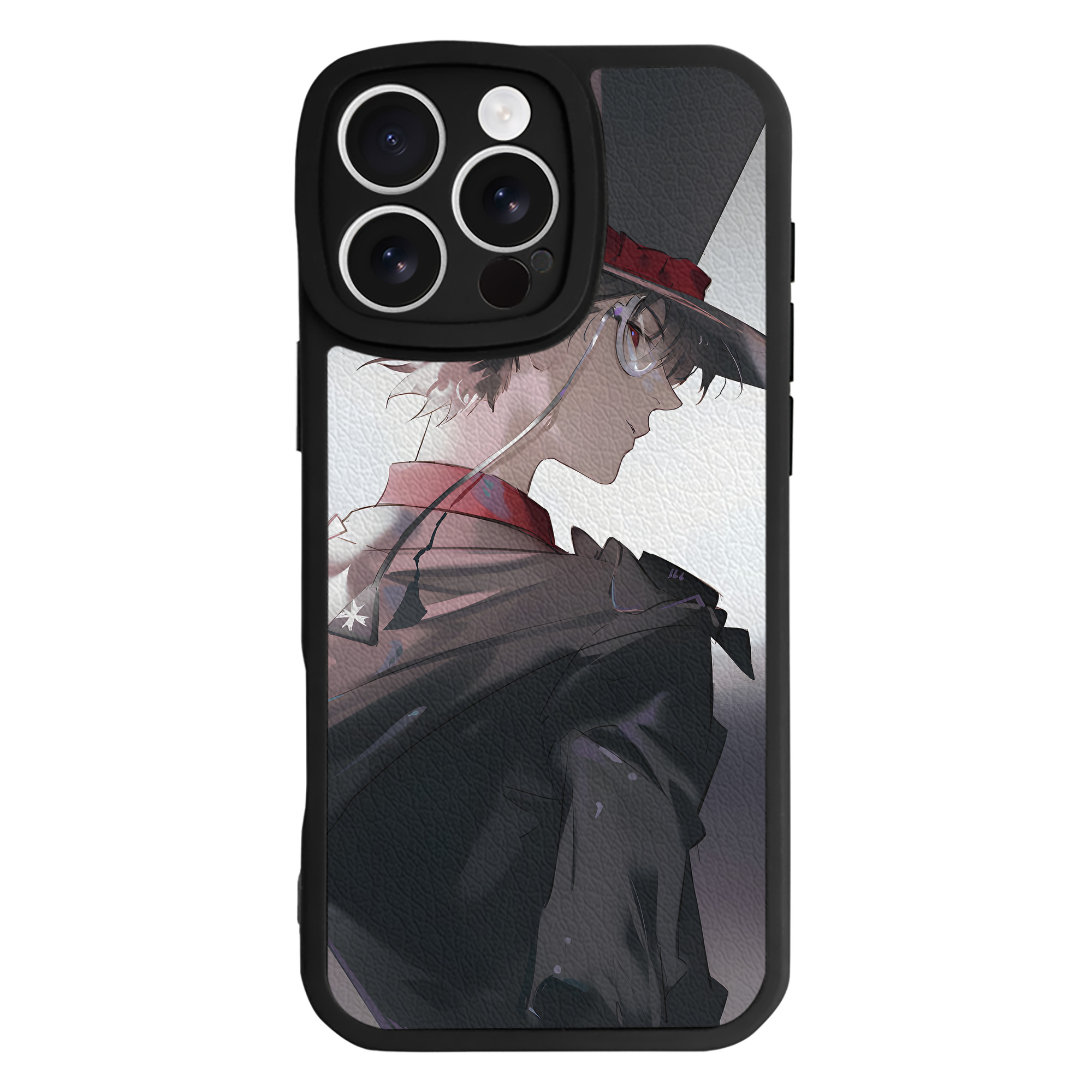 （画像用） 名探偵コナン Detective Conan 【iPhone 16シリーズ対応】シリコンスマホケース（レザー調） 材質：シリコン